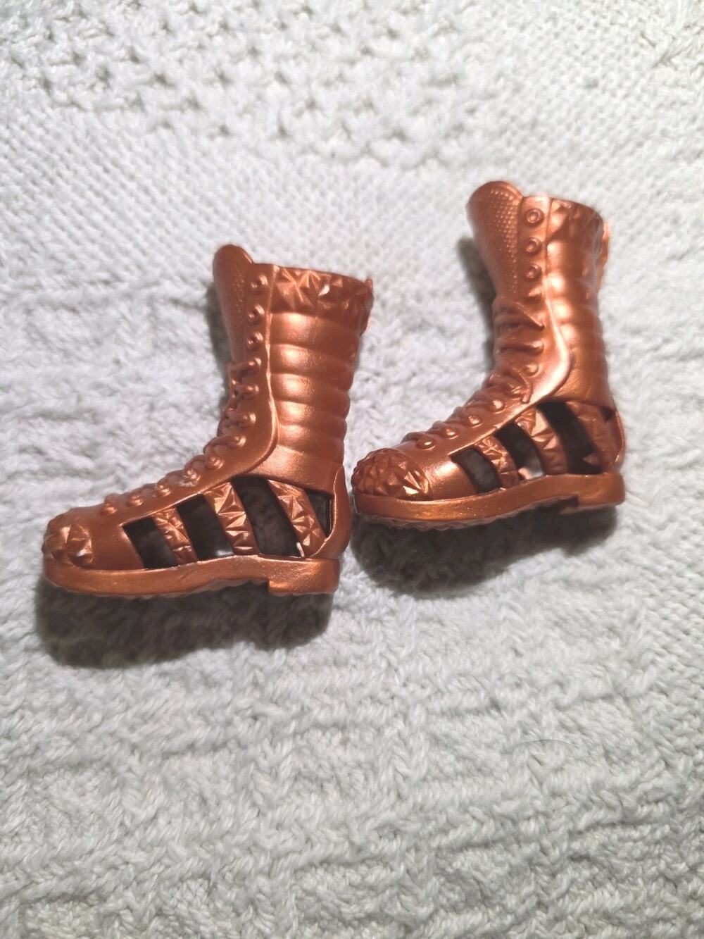 Monster High Doll Deuce Gorgon Boo York Comet Copper Color Boy Shoes Boots